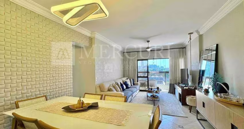 Apartamento no guarujá, enseada, amplo, vista mar, decorado, 3 quartos - mercuri imóveis - imobiliária no guarujá