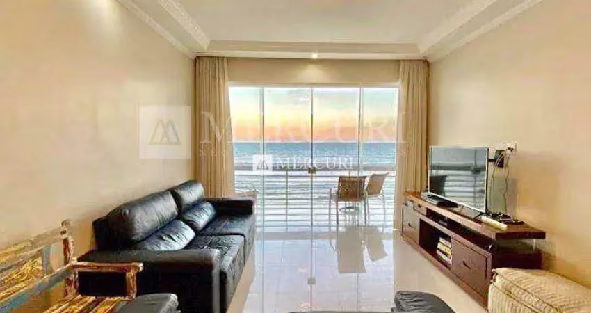 Apartamento no guarujá, pitangueiras, 3 quartos, sala para 2 ambientes e sacada com vista para o mar - mercuri imóveis - imobiliária no guarujá