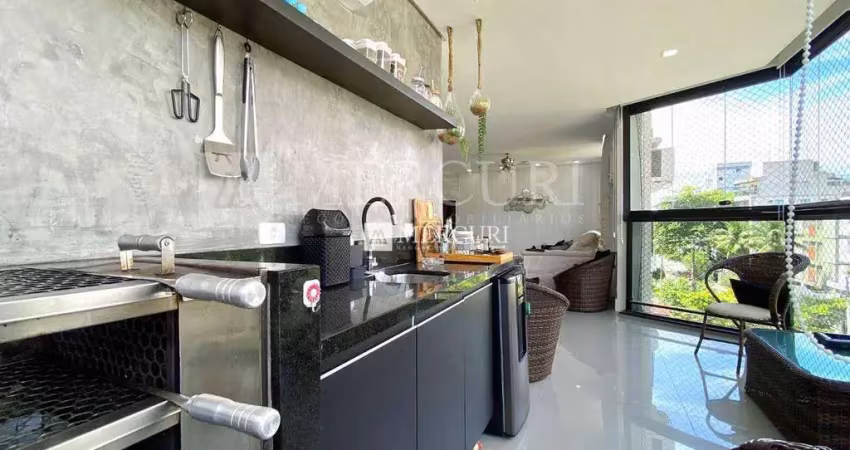 Apartamento no guarujá, enseada, com varanda gourmet, com 3 suítes, mercuri imóveis - imobiliaria no guarujá.