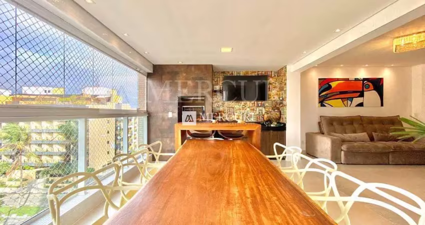Apartamento no guarujá, enseada, com varanda gourmet, com 3 quartos, mercuri imóveis, - imobiliaria no guarujá.