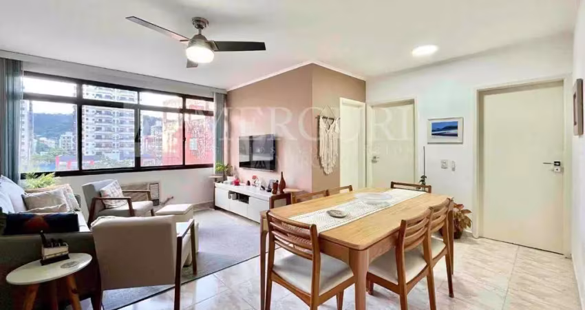 Apartamento no guarujá, enseada, 2 quartos sendo 1 suíte - mercuri imóveis - imobiliária no guarujá