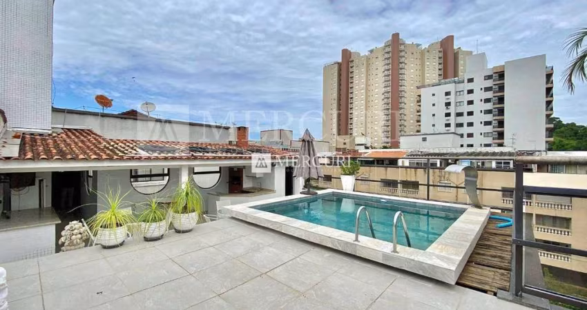 Cobertura com Piscina, 4 quartos (1 suíte) à venda, 220 m² por R$ 750.000 - Enseada - Guarujá/SP - Imobiliária Mercuri