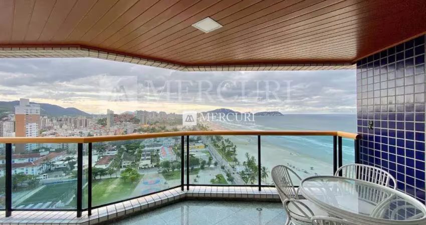 Apartamento no guarujá, enseada, frente mar, com 4 quartos, mercuri imoveis - imobiliaria no guarujá