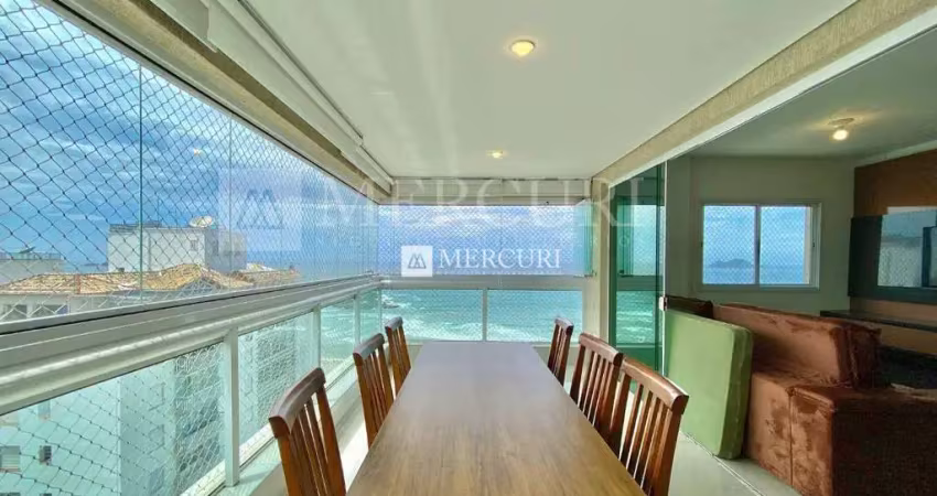 Apartamento no Guarujá, Pitangueiras, Frente Mar, com 3 Quartos.