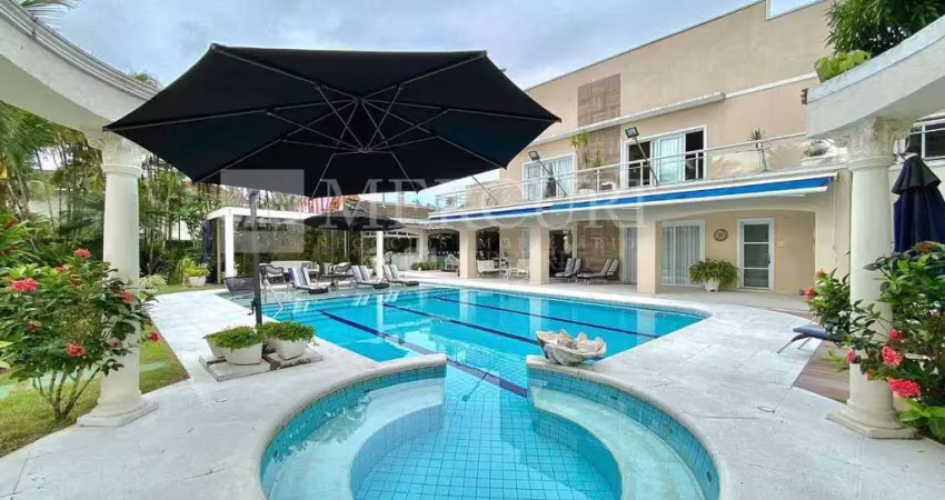 Casa no guarujá, jardim acapulco, condomínio fechado, 5 suítes, espaço gourmet e piscina e churraqueira - mercuri imóveis - imobiliária no guarujá