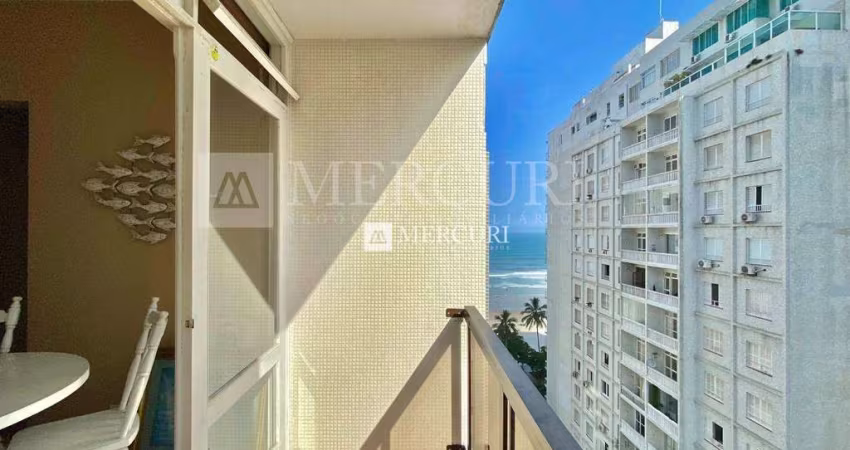 Apartamento com Vista Para o Mar com 2 quartos à venda, 87 m² por R$ 500.000 - Pitangueiras - Guarujá/SP - Imobiliária Mercuri