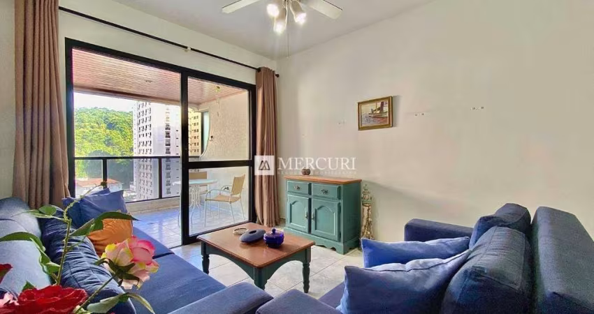 Apartamento Próximo a Praia com 2 quartos (1 suíte) à venda, 107 m² por R$ 650.000 - Pitangueiras - Guarujá/SP - Imobiliária Mercuri
