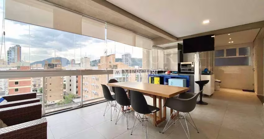 Apartamento amplo com 3 quartos (3 suítes) à venda, 144 m² por r$ 1.300.000 - enseada - guarujá/sp - imobiliária mercuri