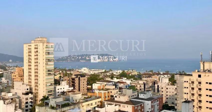 Apartamento com Vista para o Mar, 3 quartos (3 suítes) à venda, 144 m² por R$ 1.350.000 - Enseada - Guarujá/SP - Imobiliária Mercuri