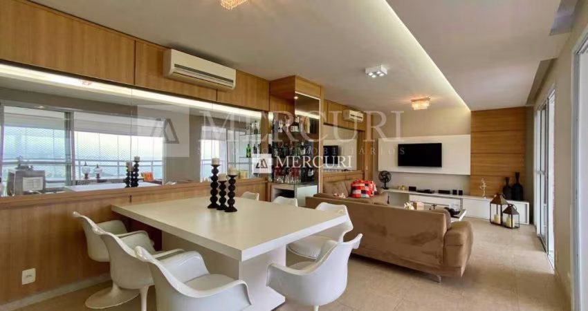 Apartamento com Vista para o Mar, 3 quartos (3 suítes) à venda, 158 m² por R$ 1.600.000 - Enseada - Guarujá/SP - Imobiliária Mercuri
