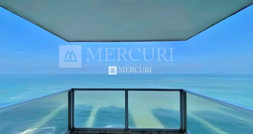 Apartamento no guarujá, pitangueiras, frente mar, 3  quartos sendo 1 suíte - mercuri imóveis - imobiliária no guarujá