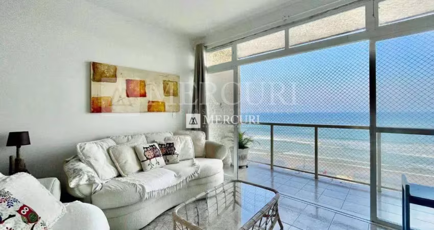 Apartamento no guarujá, pitangueiras, frente mar, com 3 quartos.
