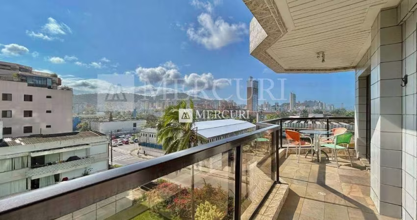 Apartamento com Sacada, 3 quartos (2 suítes) à venda, 93 m² por R$ 800.000 - Enseada - Guarujá/SP - Imobiliária Mercuri