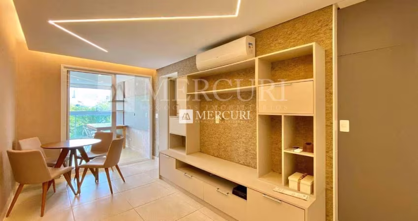 Apartamento com 2 quartos (1 suíte) à venda, 69 m² por R$ 650.000 - Prédio com Lazer - Enseada - Guarujá/SP - Imobiliária Mercuri