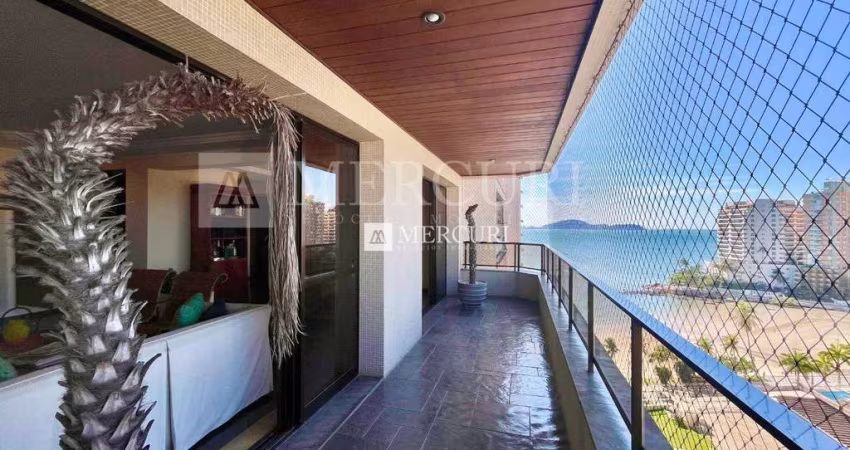 Apartamento com Vista para o Mar, 3 quartos (3 suítes) à venda, 140 m² por R$ 1.180.000 - Jardim Astúrias - Guarujá/SP - Imobiliária Mercuri