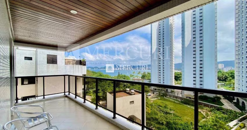 Apartamento com Vista para o Mar e Excelente Lazer na Enseada, Guarujá