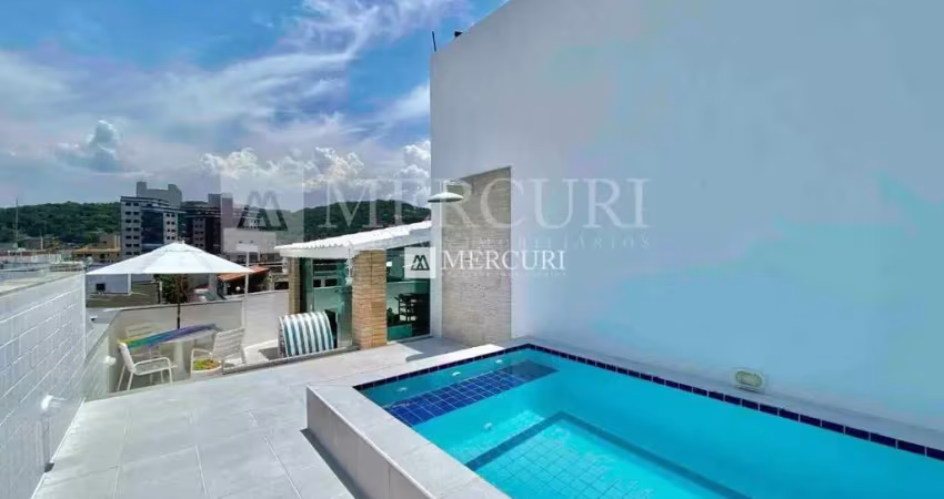 Cobertura enseada, 3 quartos à venda por r$ 870.000 - imobiliária guarujá