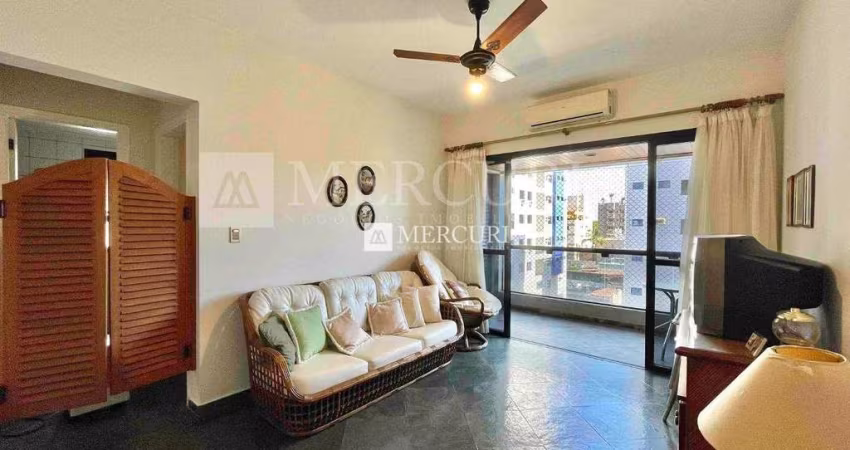 Apartamento no Guarujá, Enseada, 2 quartos à venda por R$ 420.000 - Mercuri Imóveis Guarujá