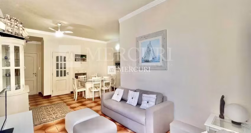 Apartamento à venda no guarujá – astúrias, vista total para o mar