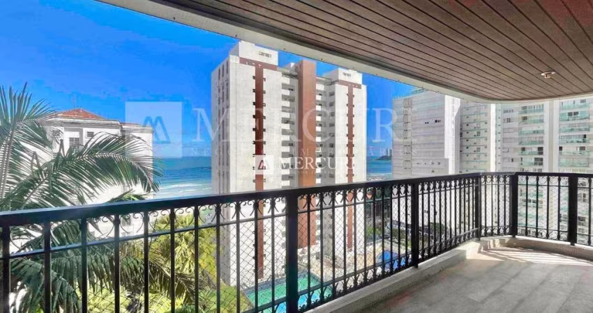 Apartamento à Venda no Guarujá – Praia das Pitangueiras, 3 Quartos e Vista para o Mar