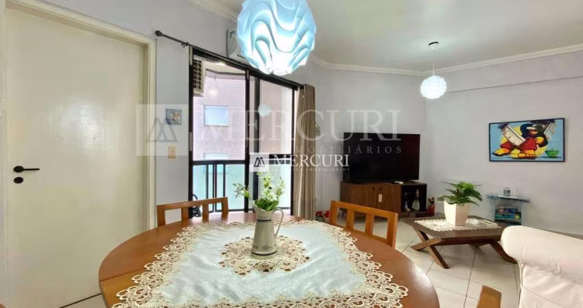 Apartamento com 2 quartos (1 suíte) à venda, 78 m² por R$ 550.000 - Prédio com Piscina - Pitangueiras - Guarujá/SP - Imobiliária Mercuri