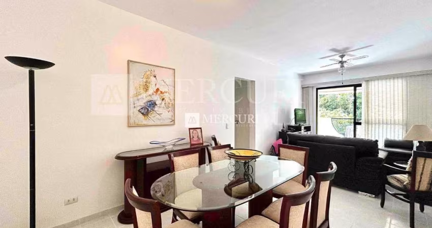Apartamento no Guarujá, Pitangueiras, mobiliado, 2 quartos, sendo 1 suíte.