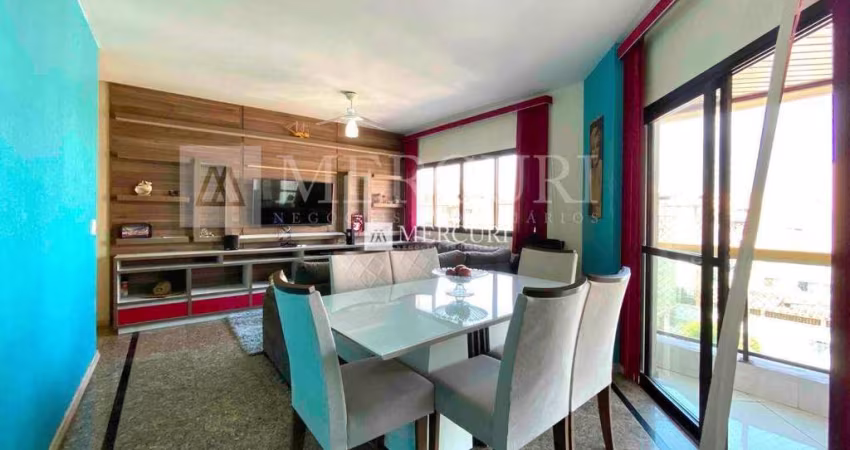 Apartamento no Guarujá, Enseada, 3 dormitórios, lazer no prédio.