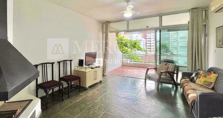 Apartamento no Guarujá, Enseada, Amplo com Sacada