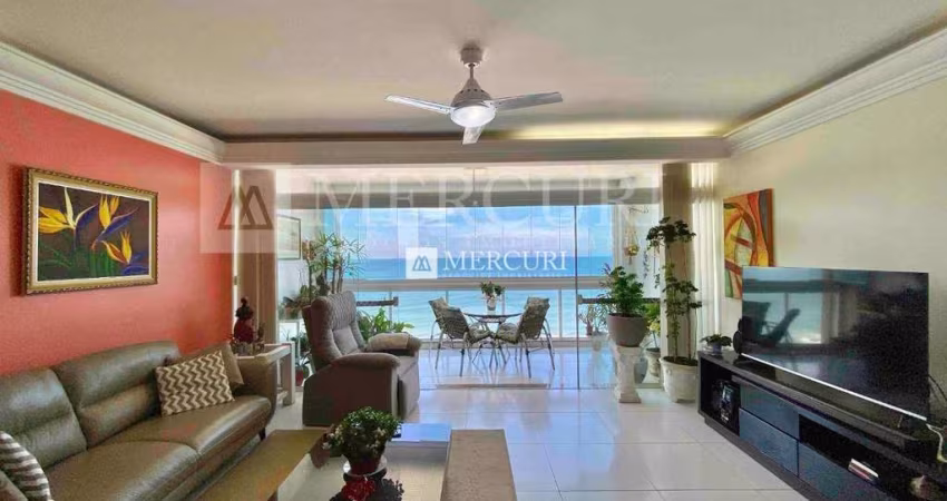 Apartamento no Guarujá, Praia das Pitangueiras, Frente para o mar, Vista mar, 3 suítes.