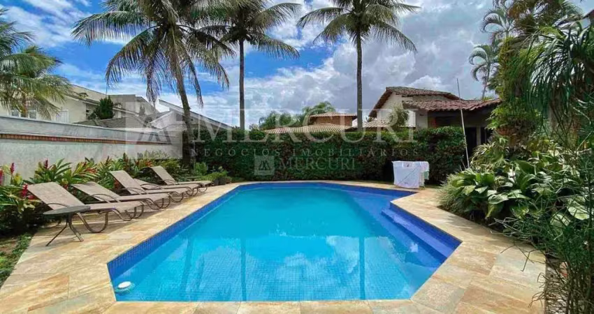 Casa no guarujá, condomínio fechado, jardim acapulco, 3 suítes e piscina - mercuri imóveis - imobiliária no guarujá.