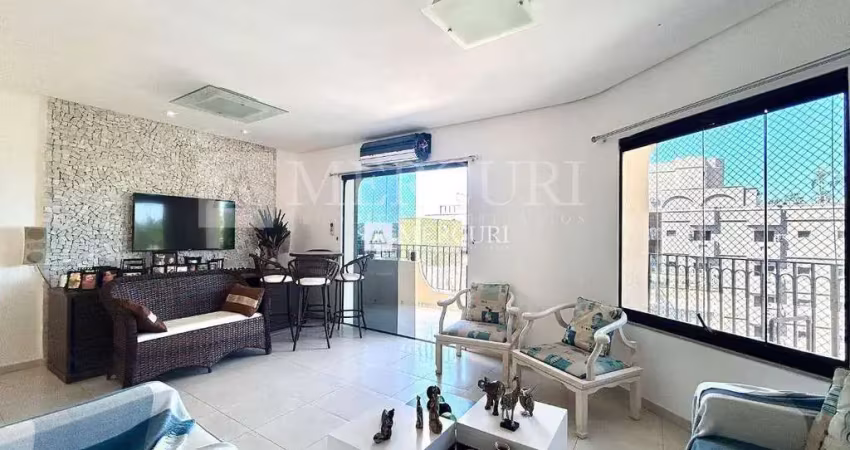 Cobertura no Guarujá, Enseada, Vista Mar, 3 Suítes