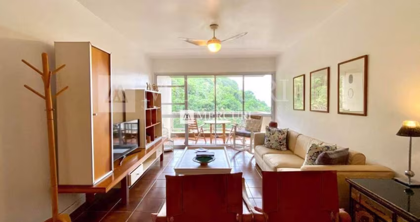 Apartamento no Guarujá, Praia das Pitangueiras, 3 quartos sendo suítes, vista para o mar e lazer completo no prédio
