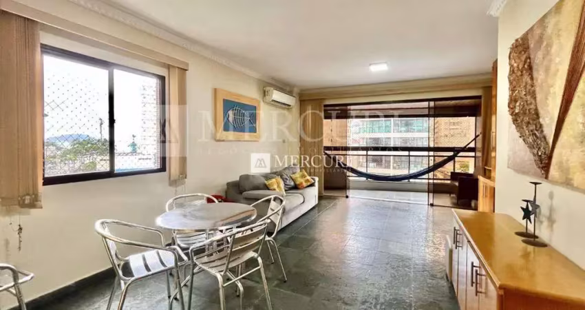 Apartamento no guarujá, jardim astúrias, amplo com 3 quartos- mercuri imóveis - imobiliária no guarujá