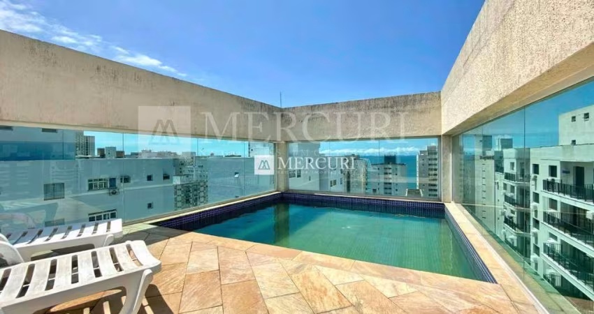 Cobertura com Piscina, com 2 quartos (2 suítes) à venda, 150 m² por R$ 800.000 - Pitangueiras - Guarujá/SP - Imobiliária Mercuri