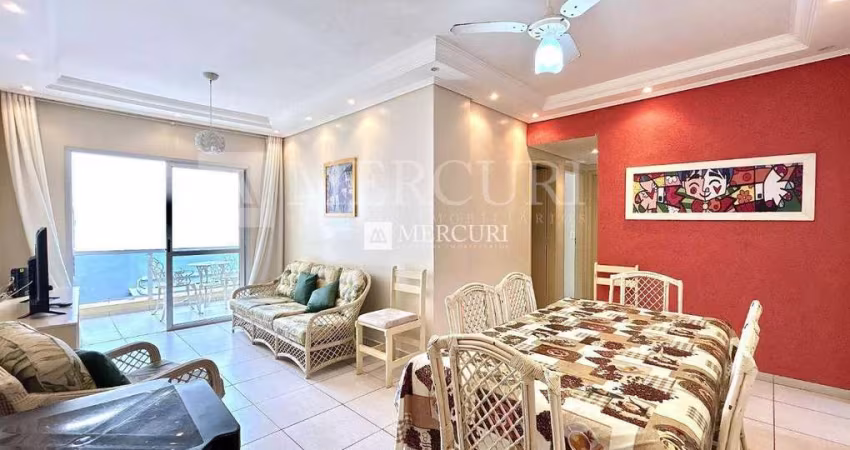Apartamento no Guarujá, Enseada, Com Sacada e 3 Quartos