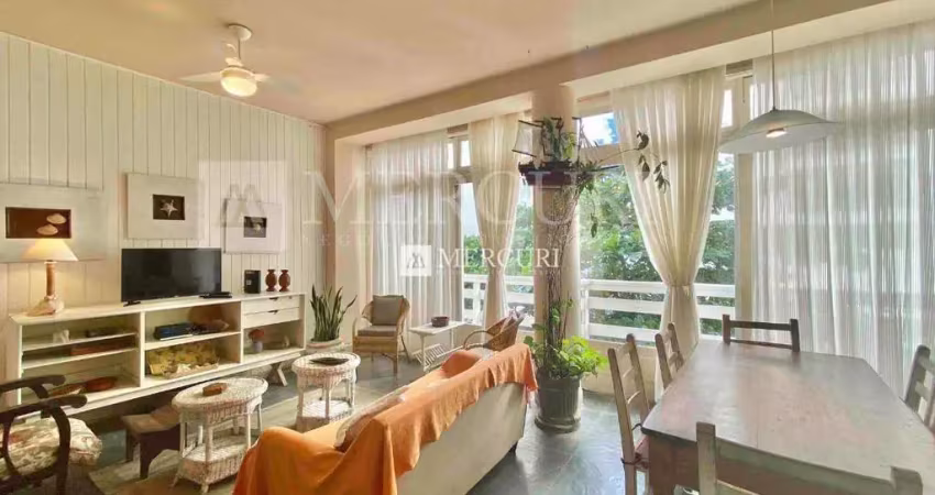 Apartamento no guarujá, praia das pitangueiras, mobiliado com 2 quartos