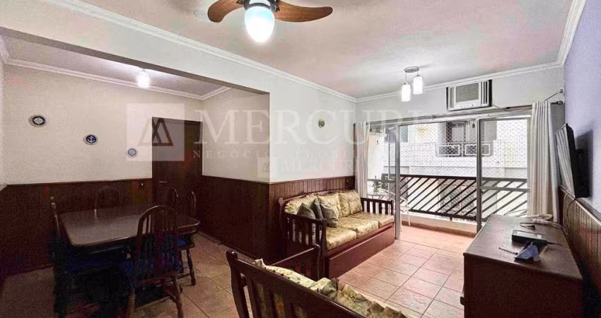 Apartamento no Guarujá, Enseada, Sacada e 3 Quartos