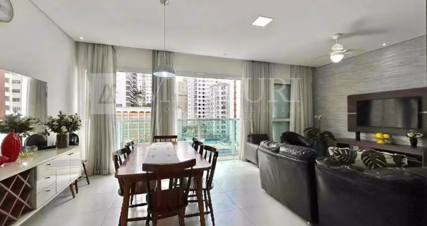 Apartamento no guarujá, pitangueiras, 3 quartos, sendo 1 suíte e sacada com vista para o mar - mercuri imóveis - imobiliária no guarujá