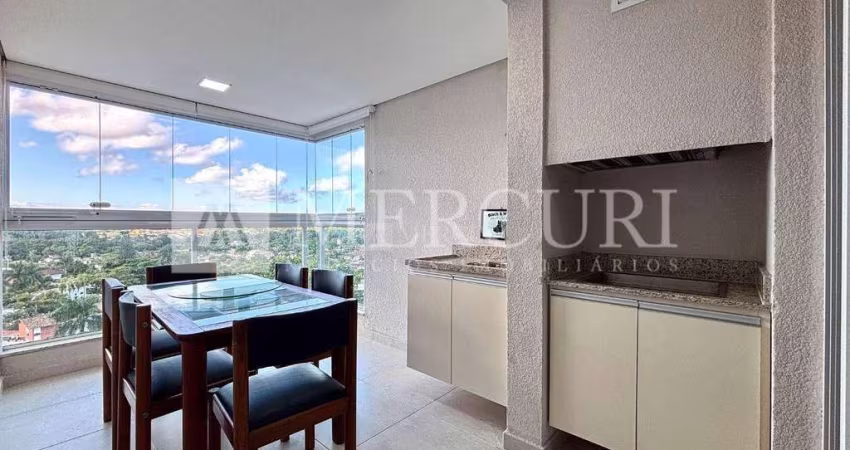 Apartamento no Guarujá, Enseada, com Vista Mar e Área Verde, 1 suíte e Área Gourmet.