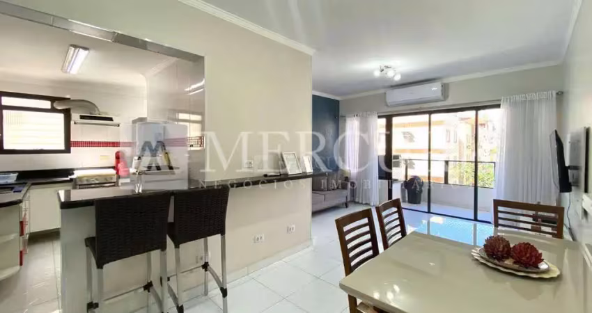Apartamento duplex no guarujá, enseada, reformado, 3 quartos, prédio com lazer