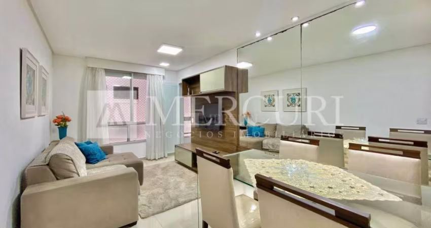 Apartamento no Guarujá, Astúrias, frente mar com 2 dormitórios, totalmente mobiliado