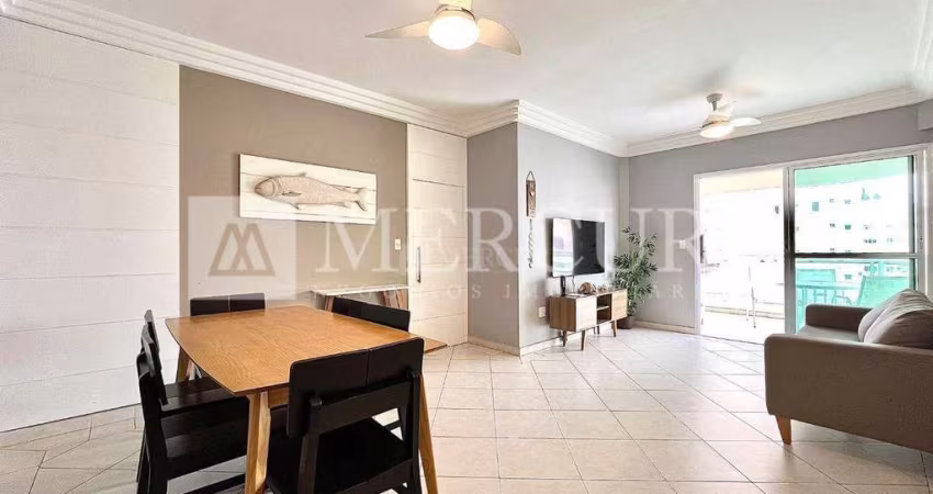 Apartamento no Guarujá, com Varanda Gourmet no Guarujá, Enseada,  Vista Parcial para o Mar com 3 Suítes.