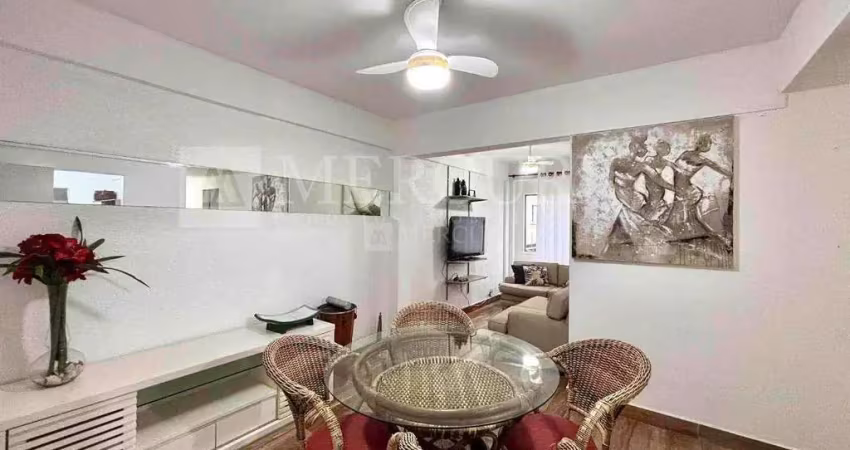 Apartamento no guarujá, enseada, 3 quartos e mobiliado.