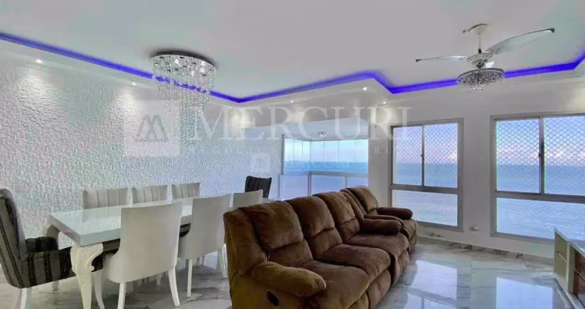 Apartamento reformado no guarujá, pitangueiras, frente para o mar, vista mar, 3 quartos sendo 1 suíte  mercuri imóveis guarujá