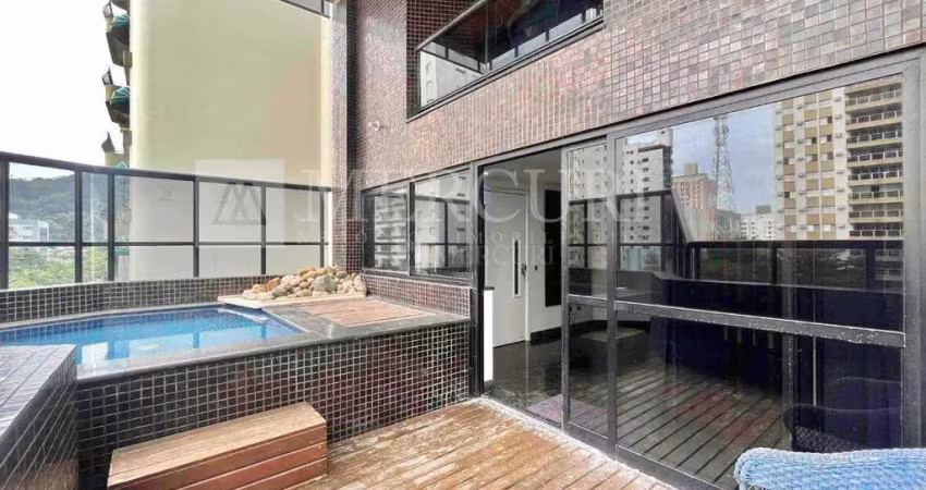 Apartamento no guarujá, pitangueiras, duplex, piscina e churrasqueira - mercuri imóveis - imobiliária no guarujá