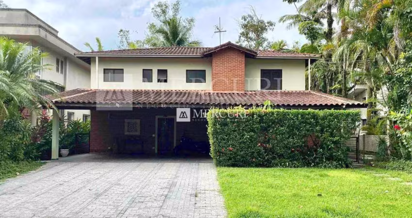 Casa em condomínio fechado, enseada, 5 quartos, sala para 3 ambientes, espaço goumert e churrasqueira - mercuri imóveis - imobiliária no guarujá