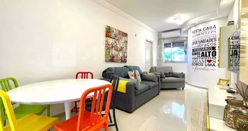 Apartamento no guarujá, tombo, 1 quarto, 100 mts da praia, mercuri imóveis guarujá.