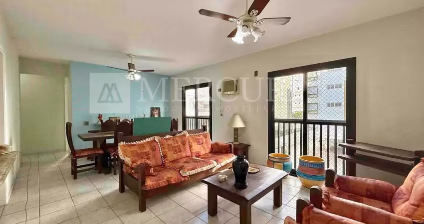 Apartamento no guarujá, enseada, 3 quartos e sala para 2 ambientes - mercuri imóveis guarujá