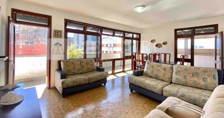Apartamento no guarujá, enseada, 3 quartos, sala para 2 ambientes e varanda com churrasqueira - mercuri imóveis - imobiliária no guarujá