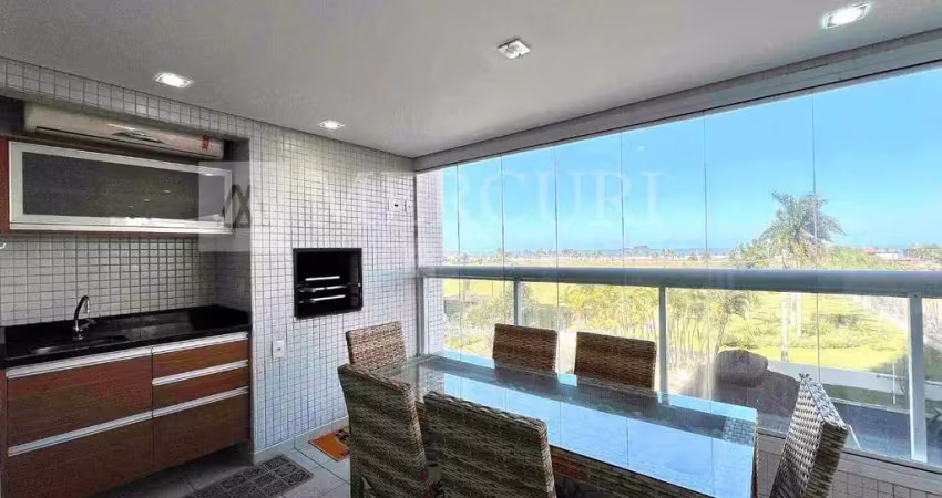 Apartamento no guarujá, enseada, 4 suítes, varanda gourmet e lazer de resort - mercuri imóveis - imobiliária no guarujá
